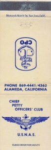 Chief Petty Officers' Club, U. S. N. A. S., Alameda, California           